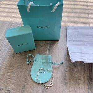 Authentic: Rare Tiffany Infinity bracelet